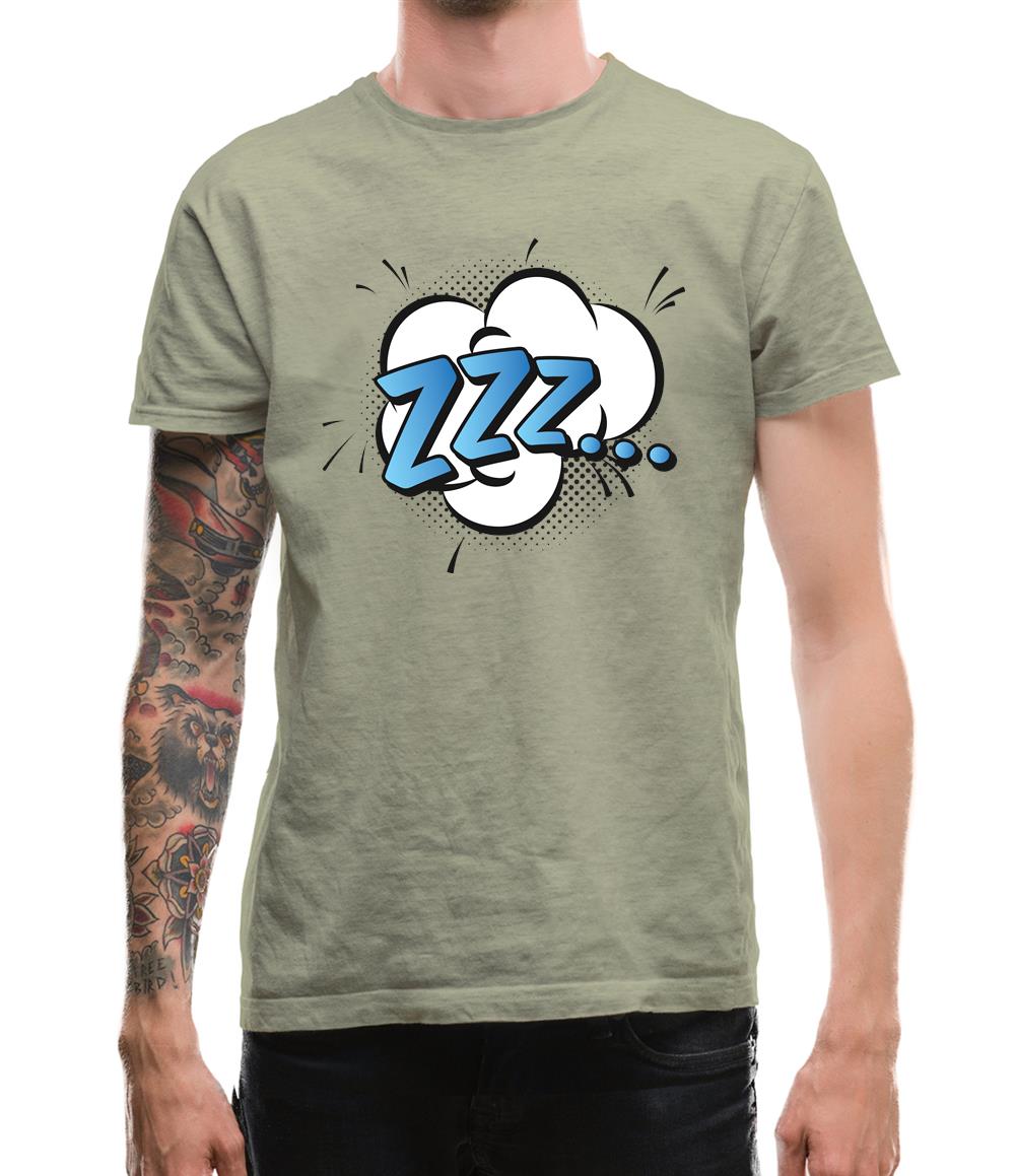 Zzz! Word Art Mens T-Shirt