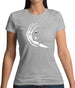 Surfer Swoosh Womens T-Shirt