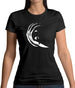 Surfer Swoosh Womens T-Shirt