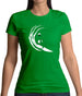 Surfer Swoosh Womens T-Shirt