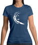 Surfer Swoosh Womens T-Shirt