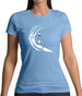 Surfer Swoosh Womens T-Shirt