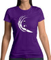 Surfer Swoosh Womens T-Shirt