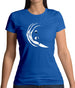 Surfer Swoosh Womens T-Shirt