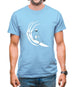 Surfer Swoosh Mens T-Shirt