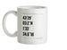 Surfing Coordinates Biarritz Ceramic Mug