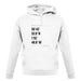 Surfing Coordinates Bournemouth unisex hoodie