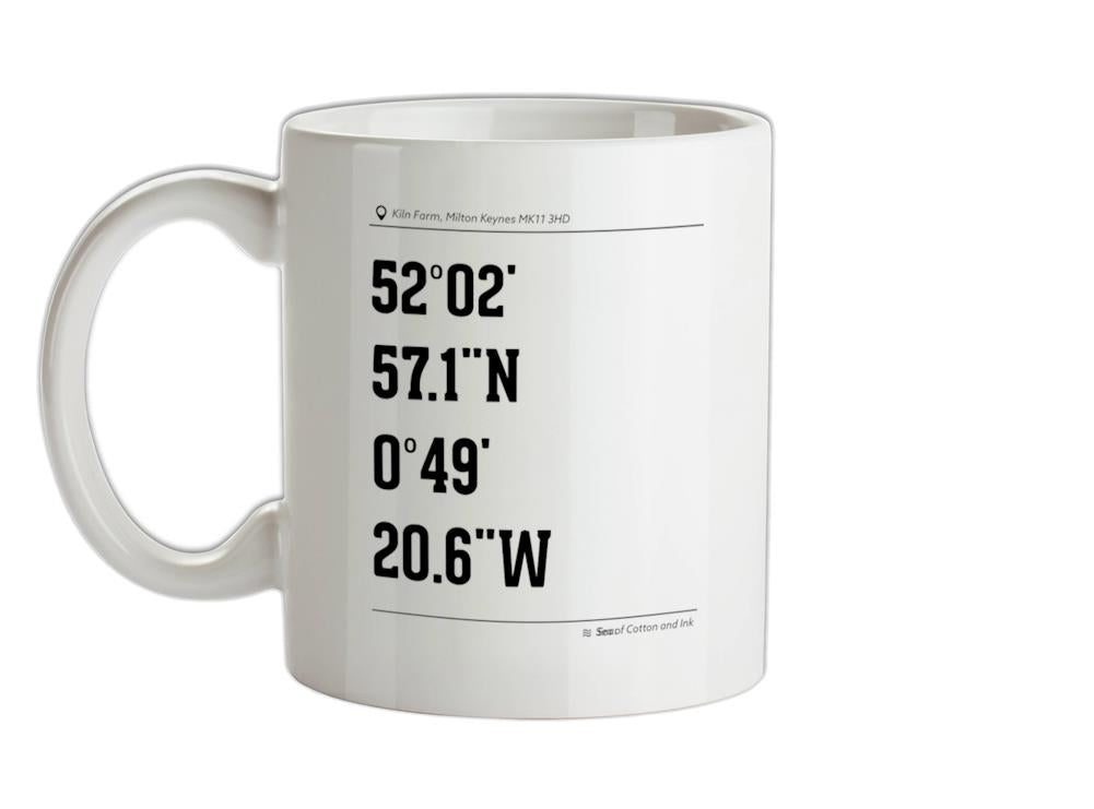 Surfing Coordinates Dressdown Ceramic Mug