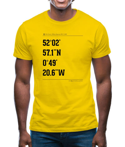 Surfing Coordinates Dressdown Mens T-Shirt
