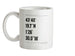 Surfing Coordinates Hossegor Ceramic Mug