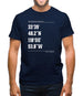 Surfing Coordinates Huntington Beach Mens T-Shirt