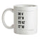 Surfing Coordinates Kittyhawk Ceramic Mug