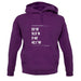 Surfing Coordinates Llandudno unisex hoodie