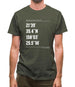 Surfing Coordinates Logcabins Mens T-Shirt