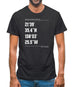 Surfing Coordinates Logcabins Mens T-Shirt