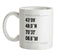 Surfing Coordinates Longsands In York Ceramic Mug