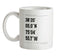 Surfing Coordinates Ocean City Ceramic Mug