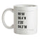 Surfing Coordinates Pease Bay Ceramic Mug