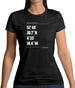 Surfing Coordinates Porthneigwl Womens T-Shirt