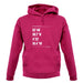 Surfing Coordinates Porthneigwl unisex hoodie