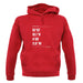 Surfing Coordinates Porthmadog unisex hoodie