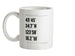 Surfing Coordinates Smuggler Cove Ceramic Mug