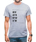 Surfing Coordinates Southpadre Island Mens T-Shirt
