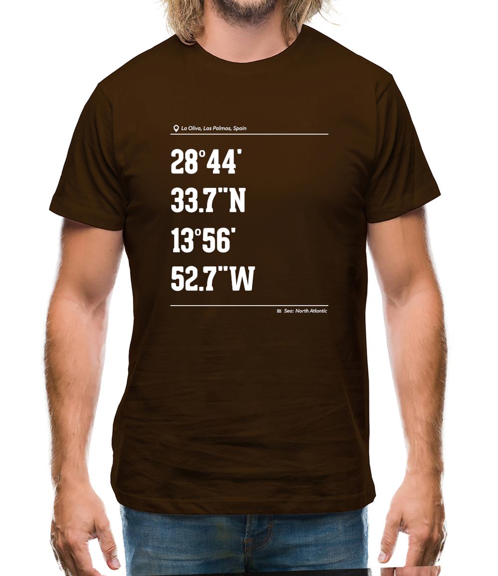 Surfing Coordinates The Bubble Mens T-Shirt