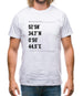 Surfing Coordinates Wells Next The Sea Mens T-Shirt