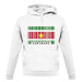 Suriname Barcode Style Flag unisex hoodie