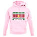 Suriname Barcode Style Flag unisex hoodie