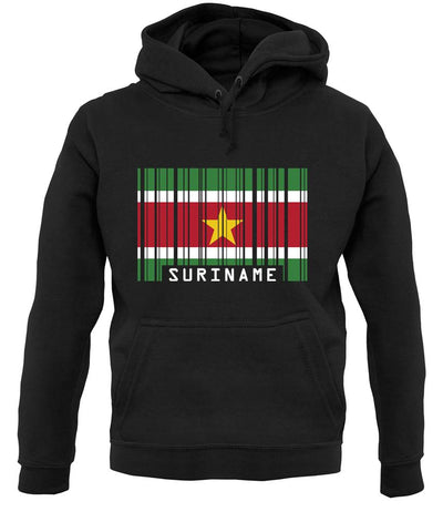 Suriname Barcode Style Flag unisex hoodie