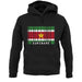 Suriname Barcode Style Flag unisex hoodie