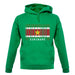 Suriname Barcode Style Flag unisex hoodie