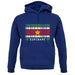 Suriname Barcode Style Flag unisex hoodie