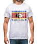 Swaziland Barcode Style Flag Mens T-Shirt