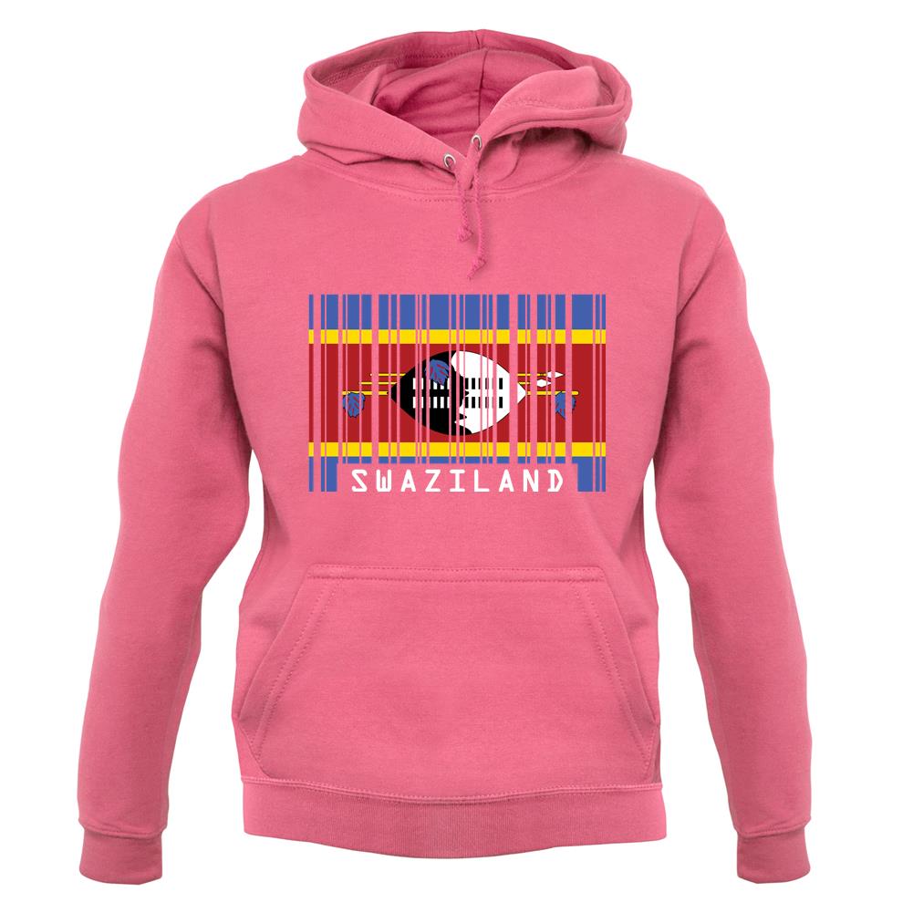 Swaziland Barcode Style Flag unisex hoodie