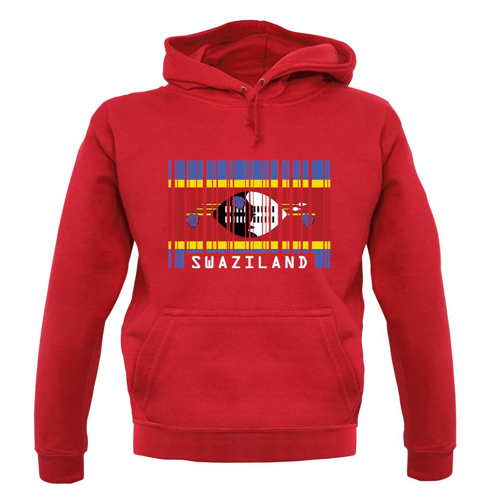 Swaziland Barcode Style Flag unisex hoodie
