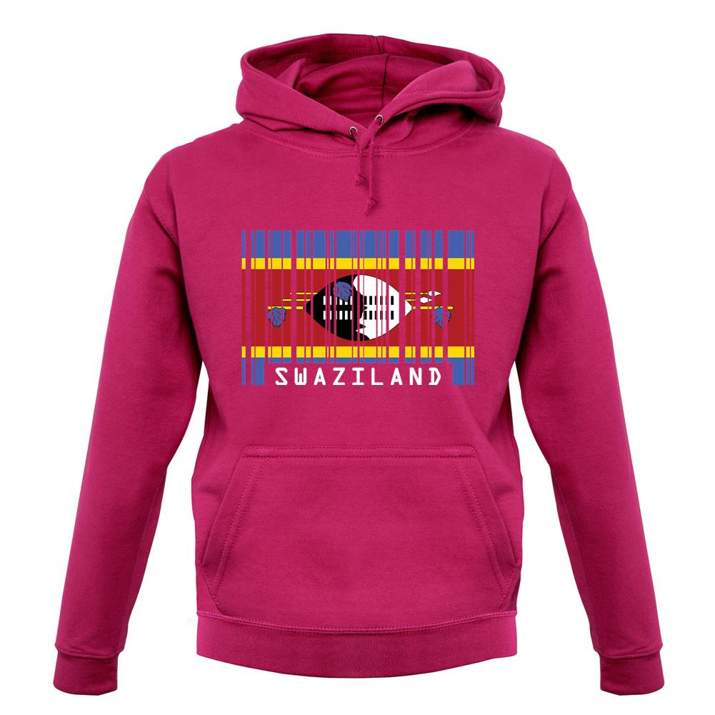Swaziland Barcode Style Flag unisex hoodie
