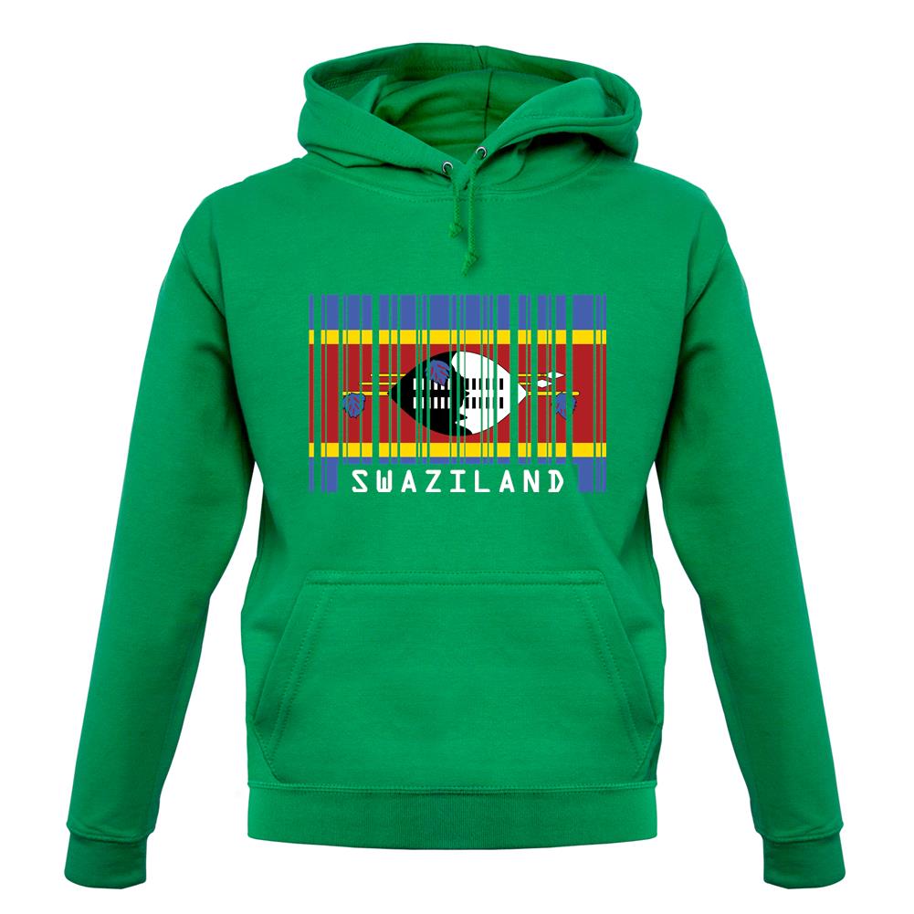 Swaziland Barcode Style Flag unisex hoodie