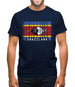 Swaziland Barcode Style Flag Mens T-Shirt