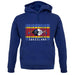 Swaziland Barcode Style Flag unisex hoodie