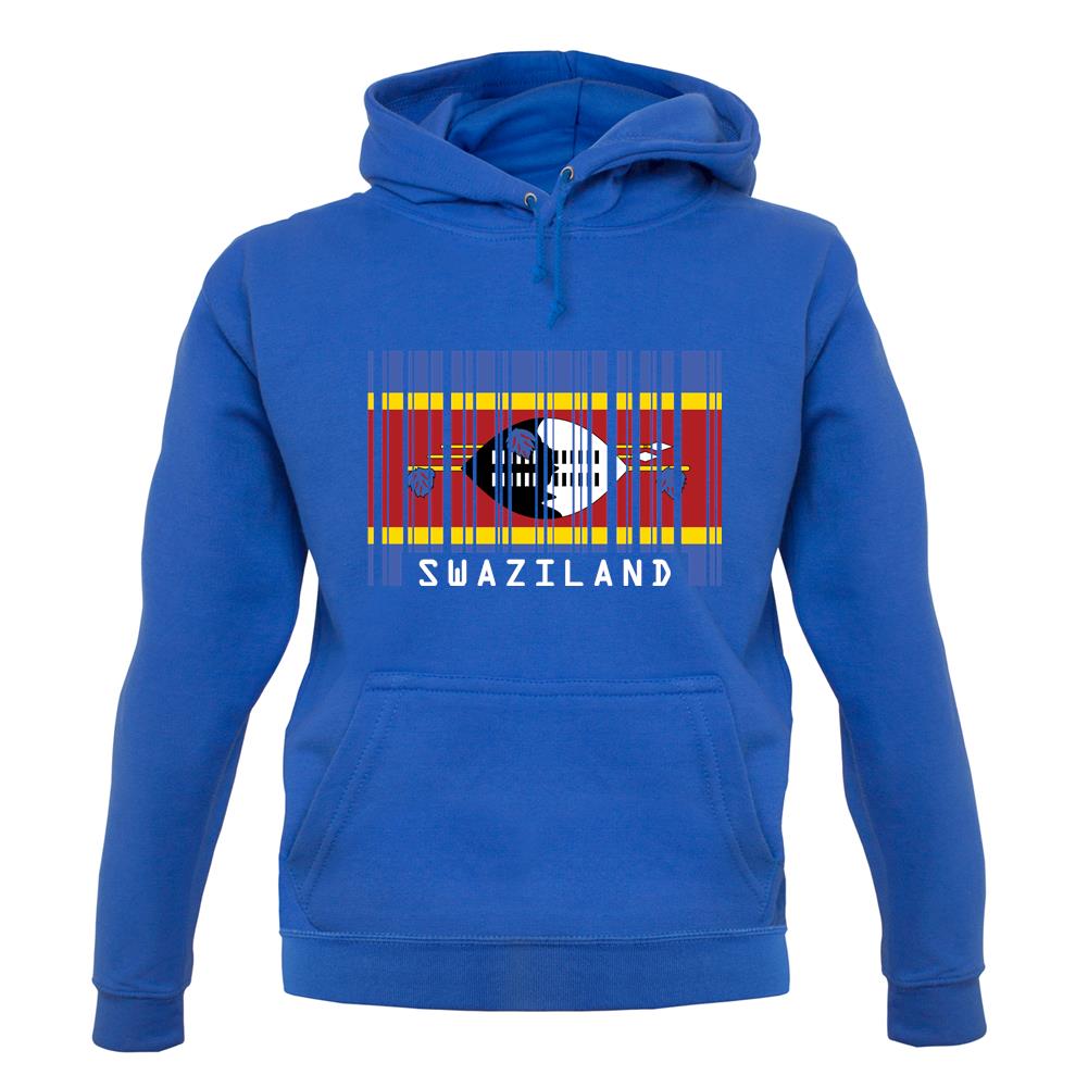 Swaziland Barcode Style Flag unisex hoodie