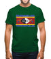 Swaziland Grunge Style Flag Mens T-Shirt