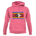 Swaziland Grunge Style Flag unisex hoodie