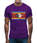 Swaziland Grunge Style Flag Mens T-Shirt