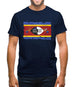 Swaziland Grunge Style Flag Mens T-Shirt