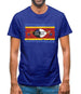 Swaziland Grunge Style Flag Mens T-Shirt