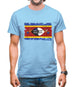 Swaziland Grunge Style Flag Mens T-Shirt