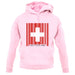 Switzerland Barcode Style Flag unisex hoodie